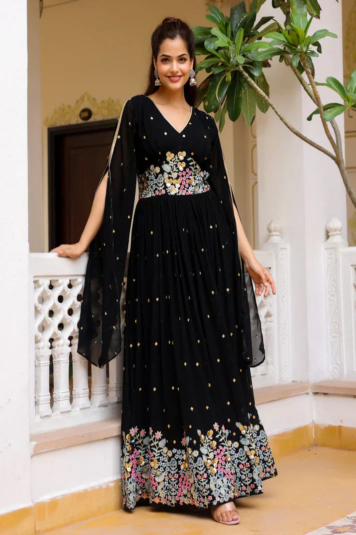 PREMIUM DESIGNER GOWNPFAB125)