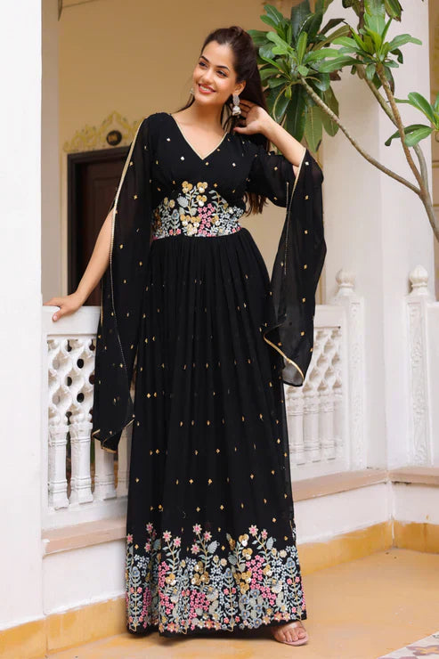 PREMIUM DESIGNER GOWNPFAB125)