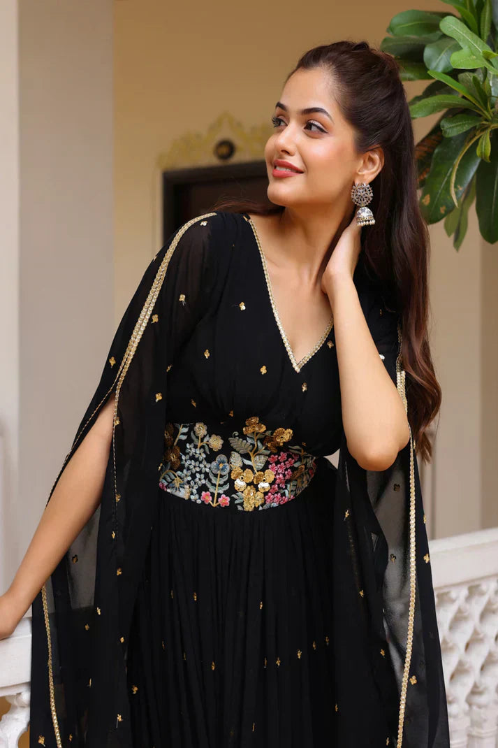 PREMIUM DESIGNER GOWNPFAB125)