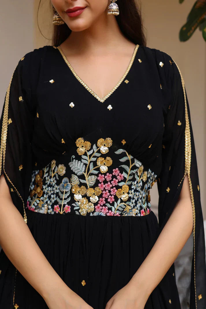 PREMIUM DESIGNER GOWNPFAB125)