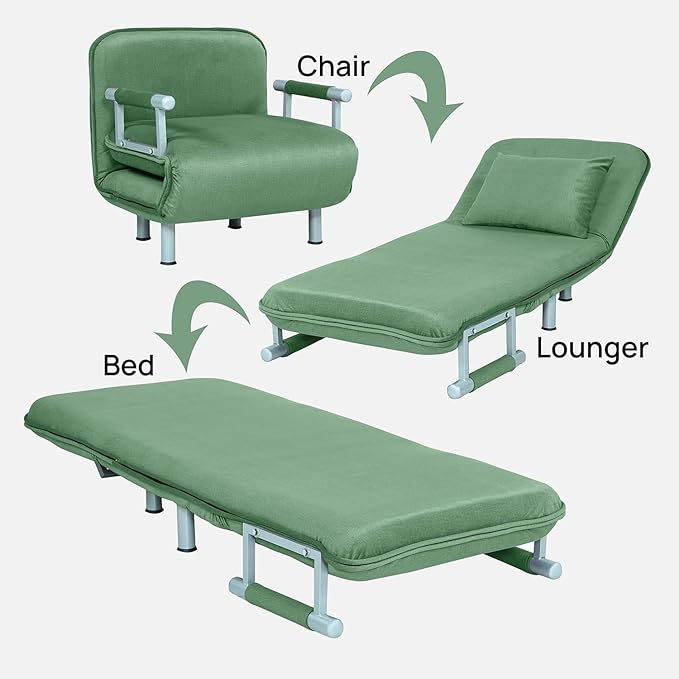 Multifunctional Foldable Sofa Cum Bed multicolor