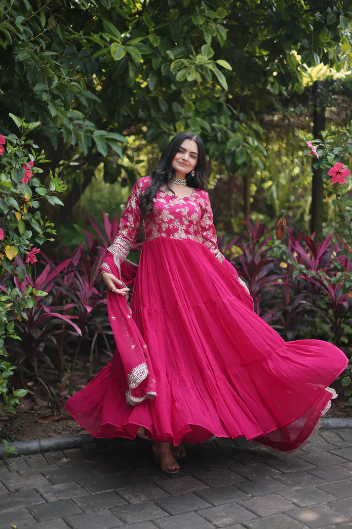 PREMIUM GOWN-DUPATTA COLLECTIONSPFAB135) (02)