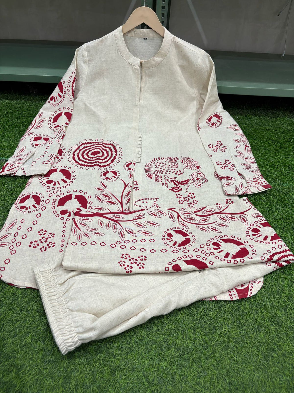 Full COD-SET 2pcs pure cotton flex(PFAB1144)