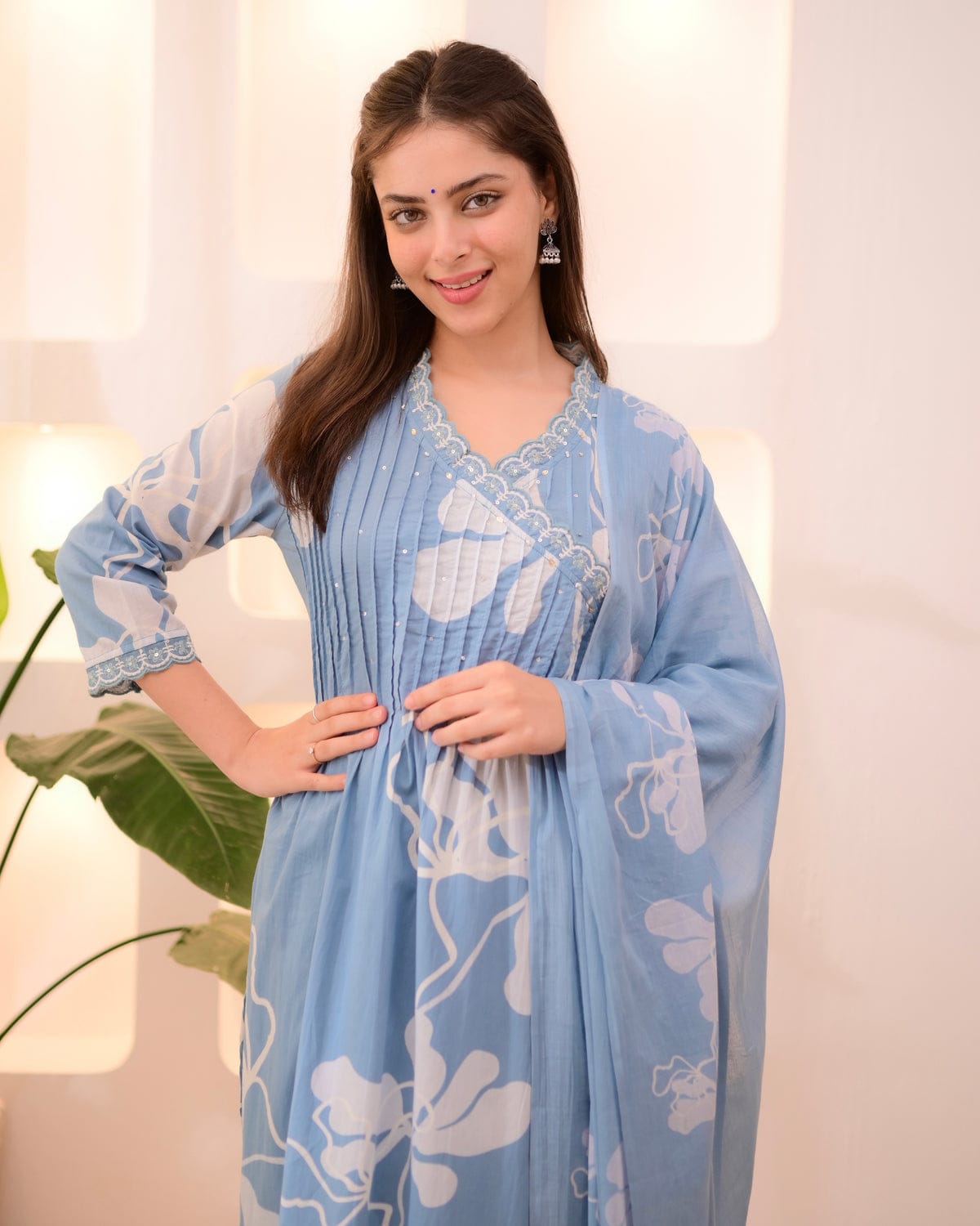 Designer Azrak taj cotton suit*(PFAB1480)