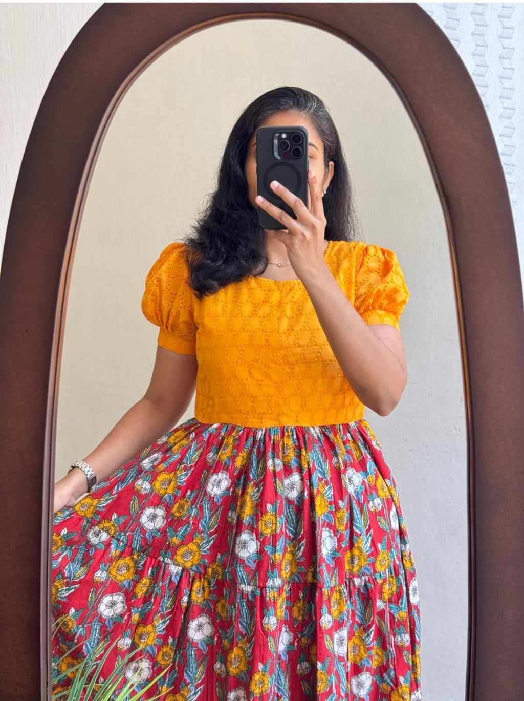 charm v2- Introducing Beautiful hakoba with pattern dress! (PFAB1157)