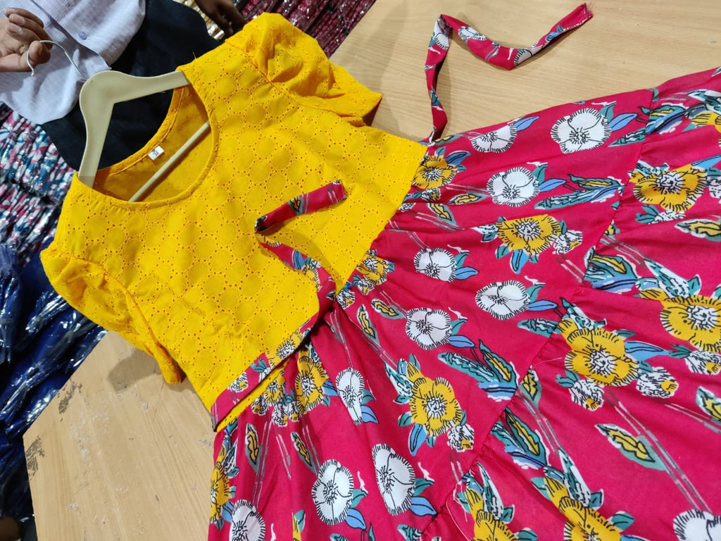 charm v2- Introducing Beautiful hakoba with pattern dress! (PFAB1157)