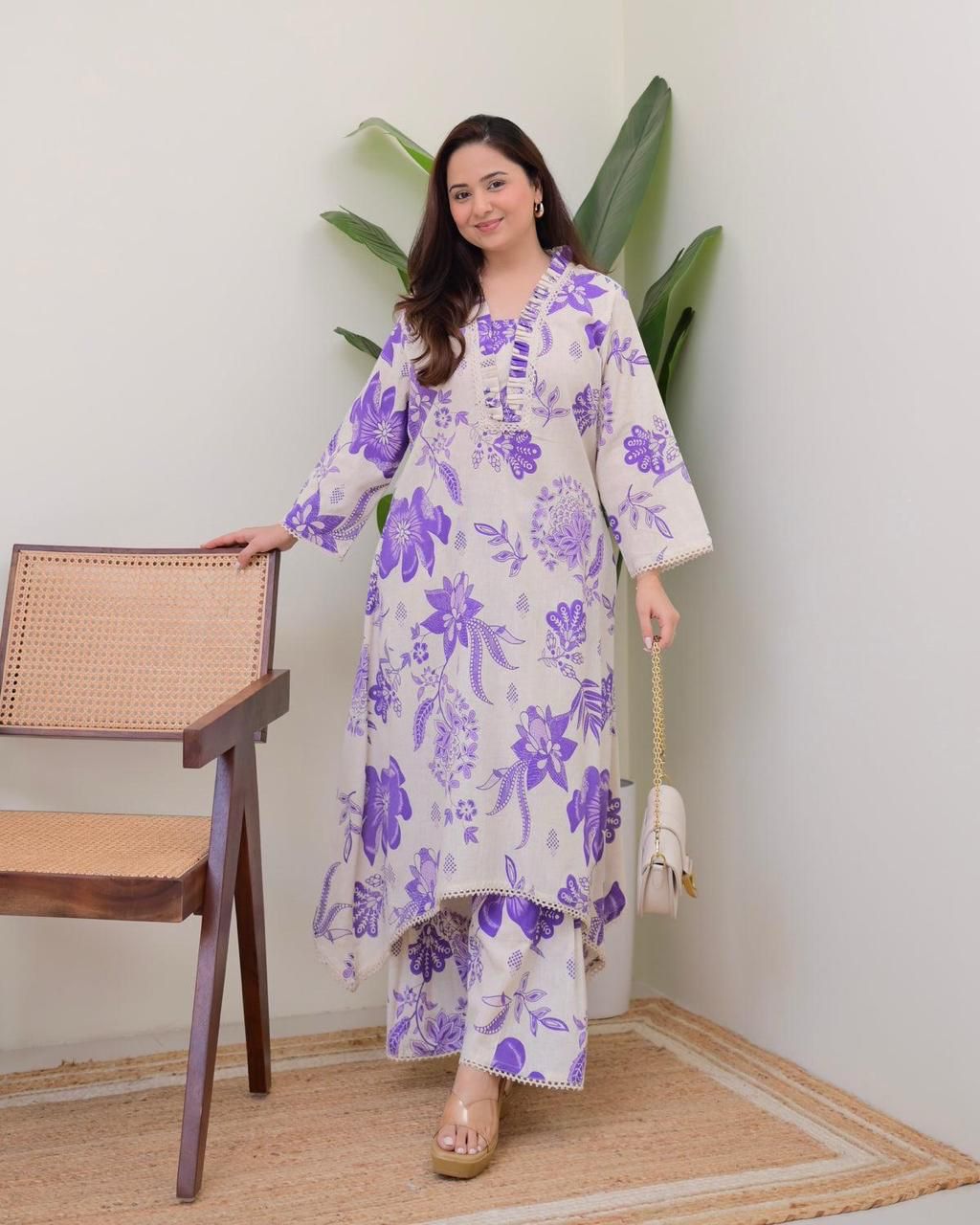 Everyday Wear Comfy Cotton Co-ords 🌸(PFAB1160)