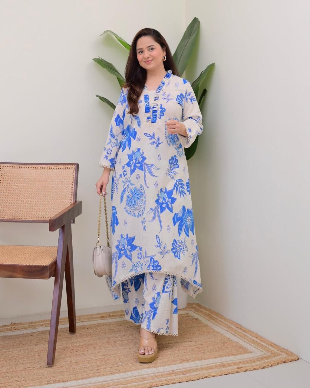 Everyday Wear Comfy Cotton Co-ords 🌸(PFAB1161)