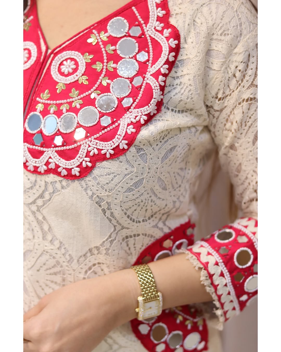 💃cotton shiffle Cord Set (PFAB1130)