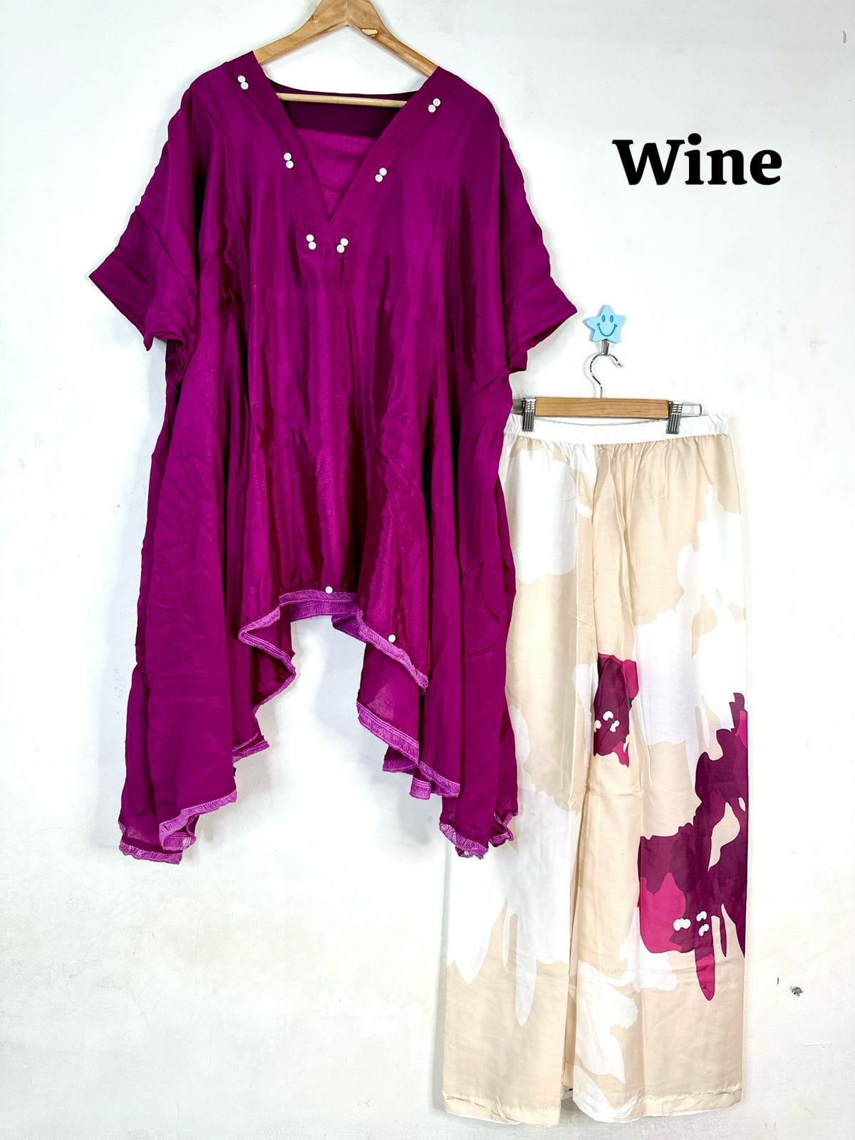 Launching Beautiful Heavy quality Chinon Fabric designer wear Baggy Style Khaftan with Crape Lining Full flowing pattern with Buttons full  lace work on the side Edges (PFAB1177)