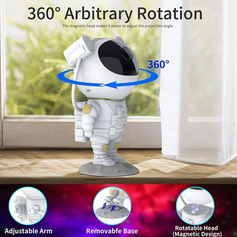 Astronaut Galaxy Projector with Remote Control - salesmania
