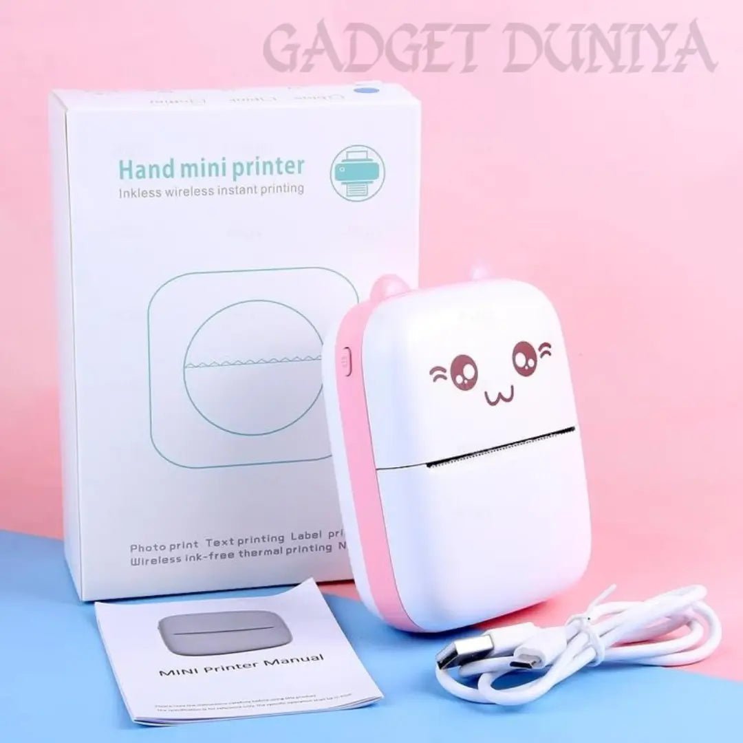 Mini Cat Thermal Printer | Inkless Printer - salesmania