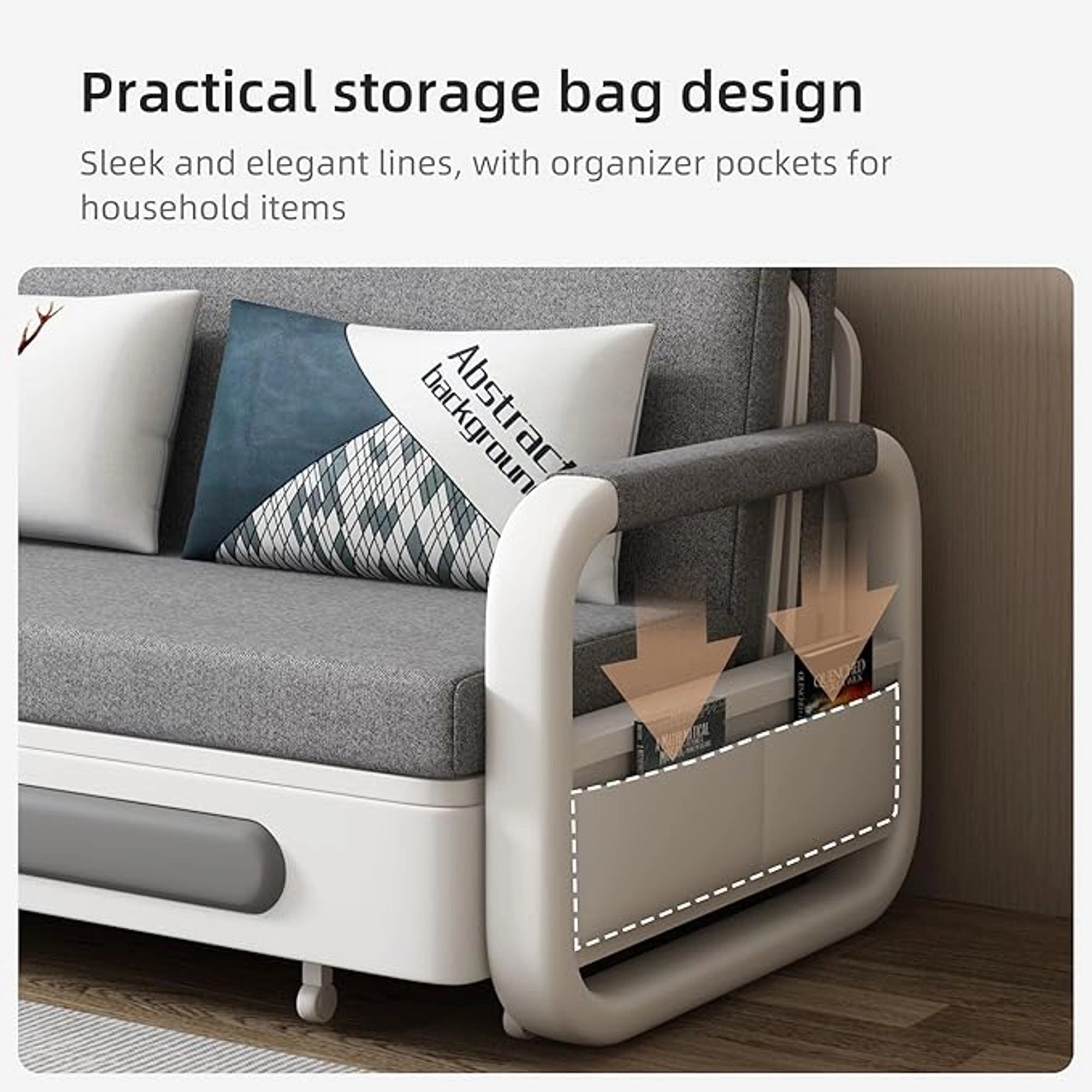 Multifunctional Foldable Sofa Cum Bed - salesmania