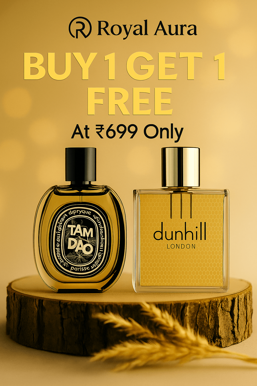 Royal Aura – Dullhin × Tom Deo Luxury Duo 100ml Buy One, Get One Free - salesmania